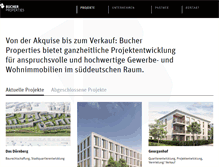 Tablet Screenshot of bucherproperties.de